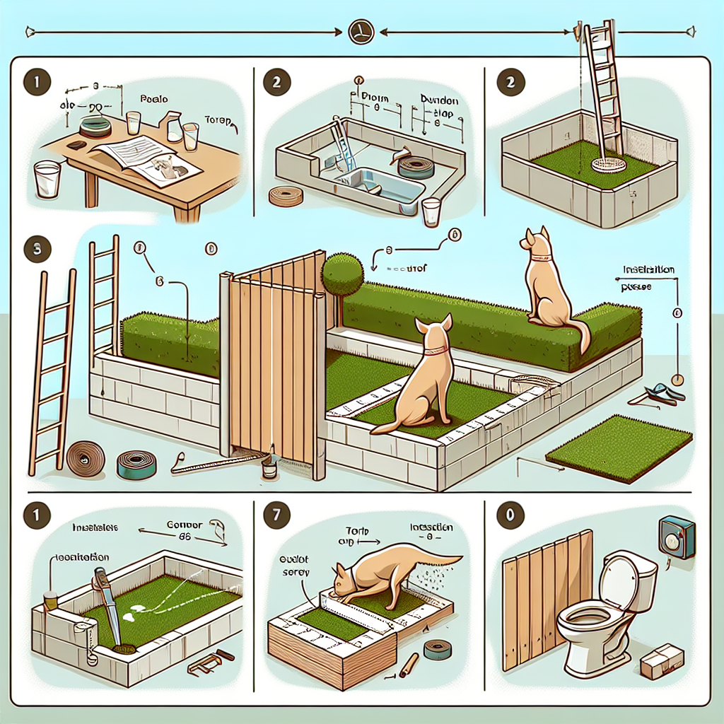 How to Build an Outdoor Dog Potty Area on Concrete