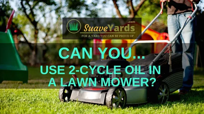 can 2 cycle oil be used in lawn mower