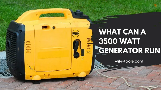 can a 3500 watt generator run a house