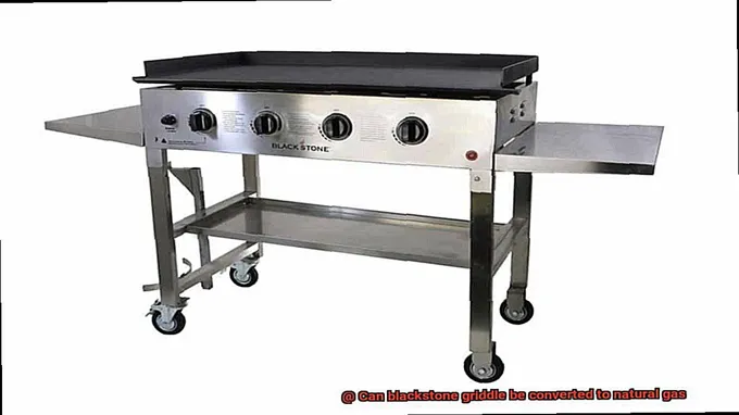 can a blackstone griddle be converted to natural gas