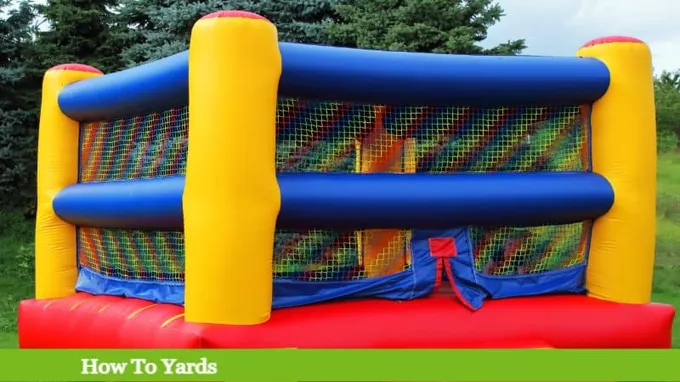 can a bounce house go on concrete