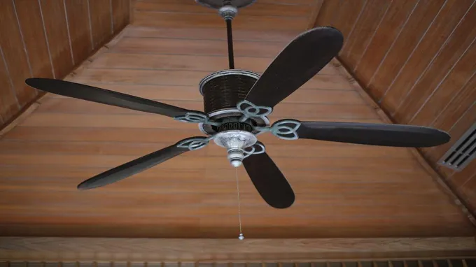 can a ceiling fan fall