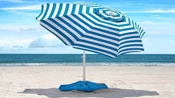 what a beach umbrella provides