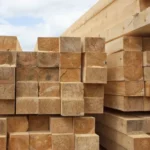 When Stacking Lumber: Interlocking Rows for Optimal Storage