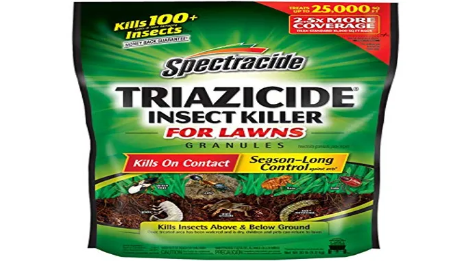 when to apply bug killer to lawn