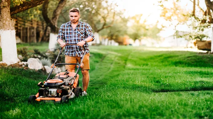 when to cut new grass