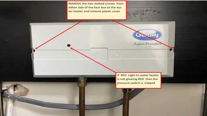 when to reset water heater