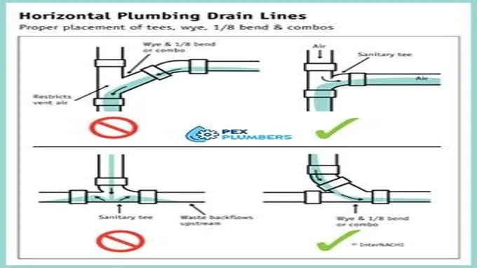 when to use a wye or sanitary tee