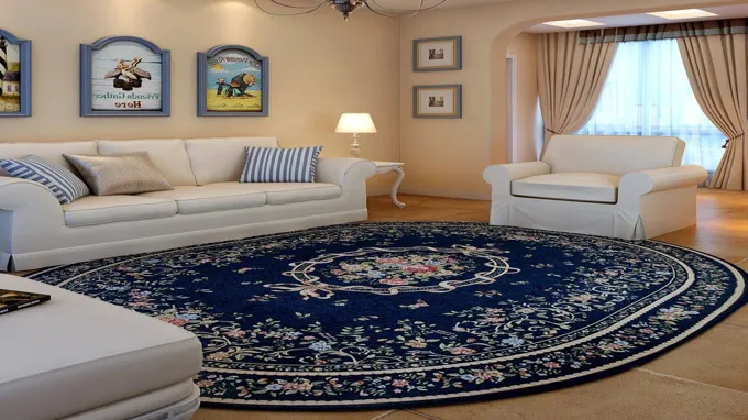 when to use an oval rug