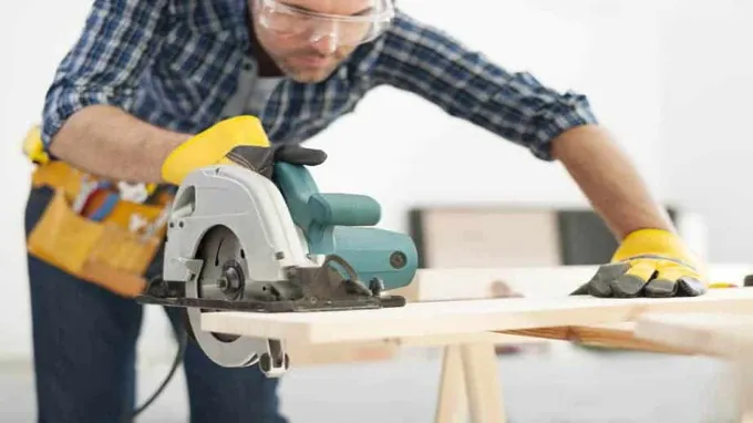 when using a circular saw be sure to cut