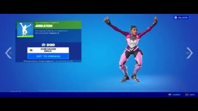 when was jubilation last in the item shop