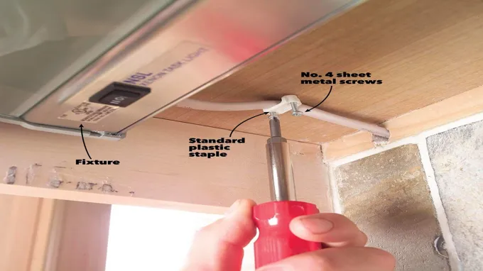 where to install under cabinet lighting