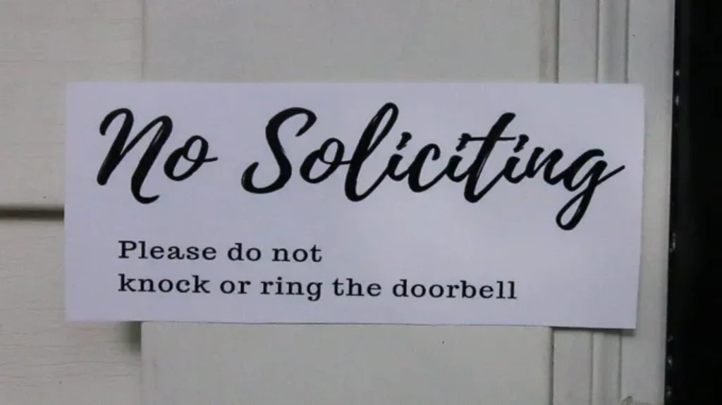 Where to Put No Soliciting Sign for Maximum Effectiveness