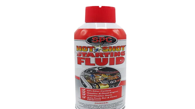 where to spray starting fluid