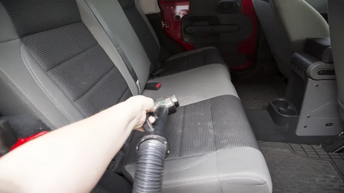 where to steam clean car seats