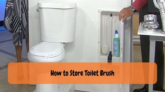 where to store toilet brush