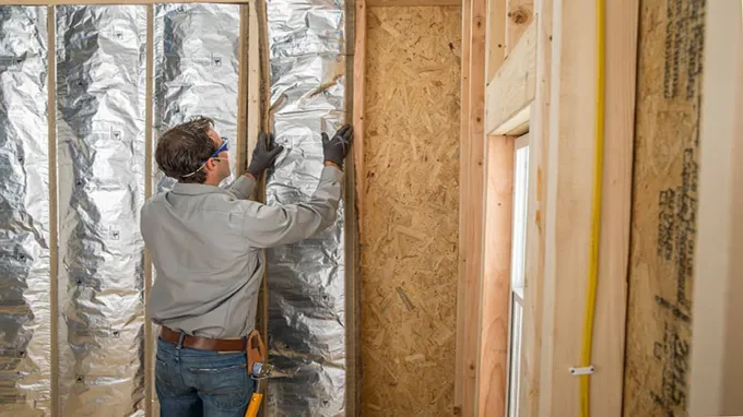 where to use faced insulation