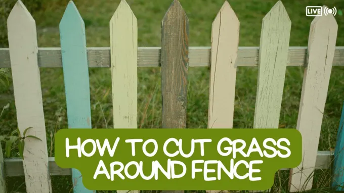 who cuts grass on other side of fence