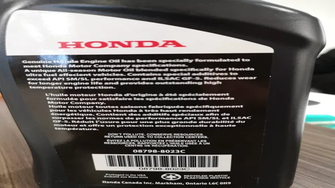 who makes honda motor oil