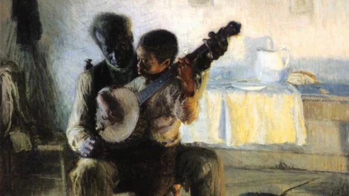 who painted the banjo lesson