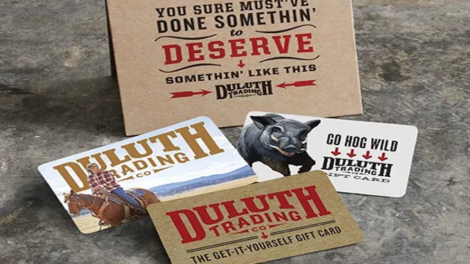 who sells duluth trading gift cards