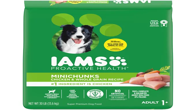 who sells iams dog food