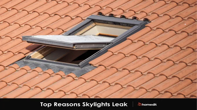 who to call to fix a leaking skylight