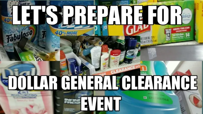 when is the next dollar general clearance event