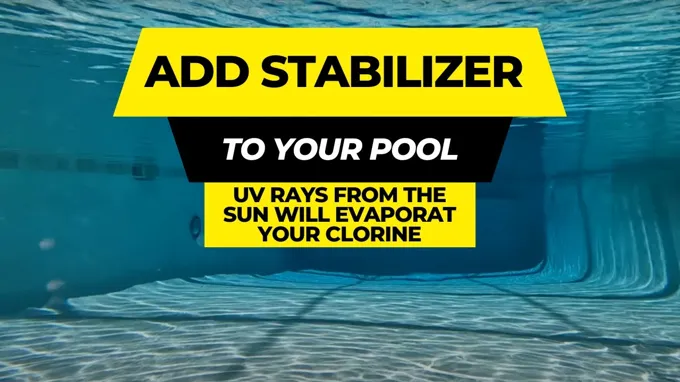 when to add stabilizer to salt water pool